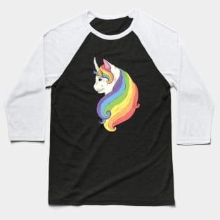 Cat Unicorn Baseball T-Shirt